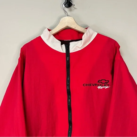 Vintage 90s Chevrolet Racing Windbreaker - Picture 2 of 5